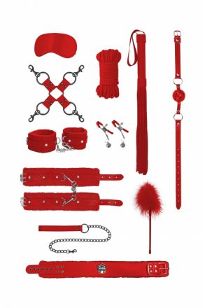 Набор для бондажа Intermediate Bondage Kit Red