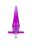 Фиолетовая анальная пробка Mini Vibro Tease