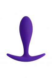 Фиолетовая анальная втулка Штучки-дрючки 7,2 см