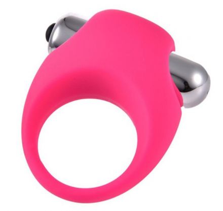 Розовое эрекционное кольцо Onjoy Silicone Collection