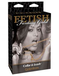 Ошейник Fantasy Gold Collar &amp; Leash