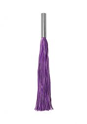 Плетка Leather Whip Metal Long Purple
