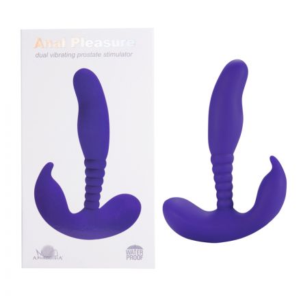 Стимулятор простаты Anal Pleasure Dual Vibrating Prostate Stimulator Purple